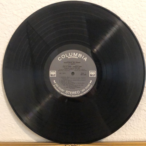 Vinyl Album Camelot Original Broadway Cast Circa 1960